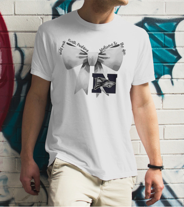 North Paulding Wolfpack Welcome To The Den Bowtie T-Shirt