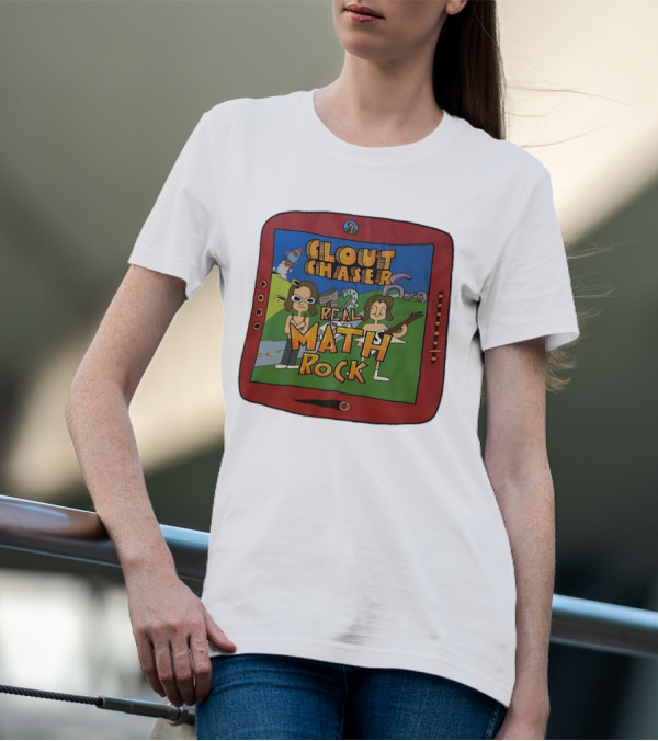 Clout Chaser Real Math Rock Cartoon TV Style Adventure T-Shirt