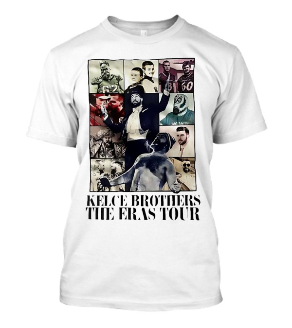 Kelce Brothers The Eras Tour NFL Music Influences And Iconic Sports Moments T-Shirt
