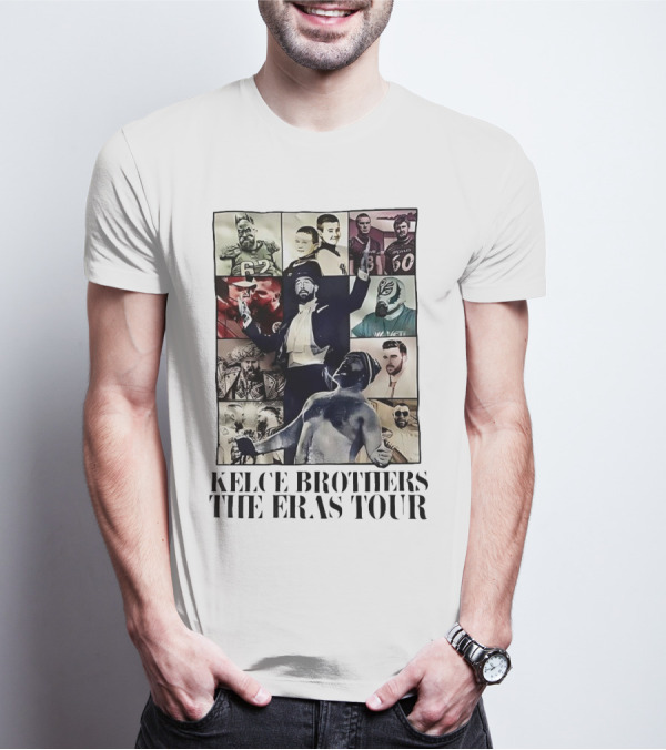 Kelce Brothers The Eras Tour NFL Music Influences And Iconic Sports Moments T-Shirt