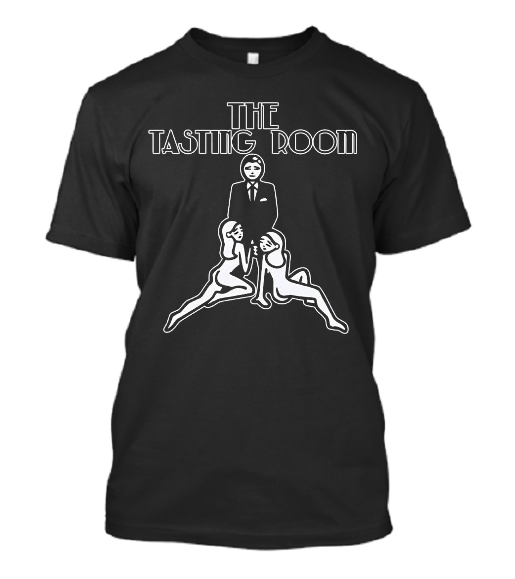 The Tasting Room Sophisticated Style With Two Figures T-Shirt