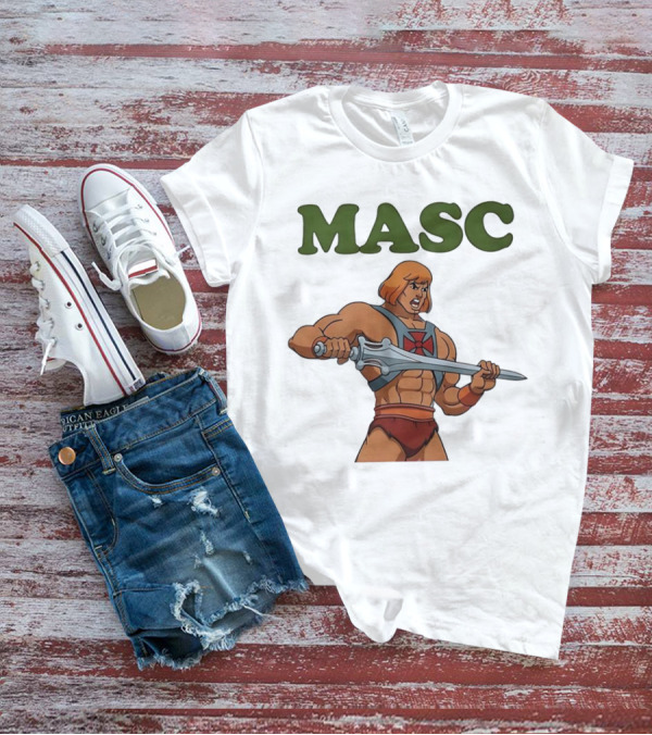 MASC He-Man Comic Character T-Shirt