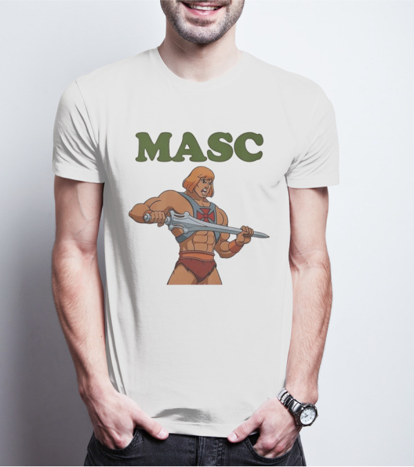 MASC He-Man Comic Character T-Shirt