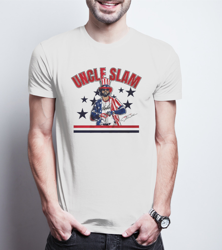 UNCLE SLAM Jesse Winker Signature Patriotic T-Shirt