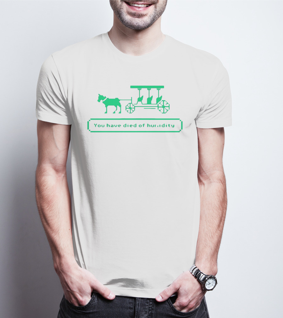Louisiana Trail You Have Died Of Humidity Retro Wagon Image T-Shirt