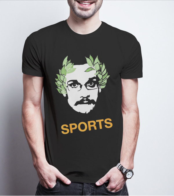Olympic John Laurel Wreath Face Sports T-Shirt