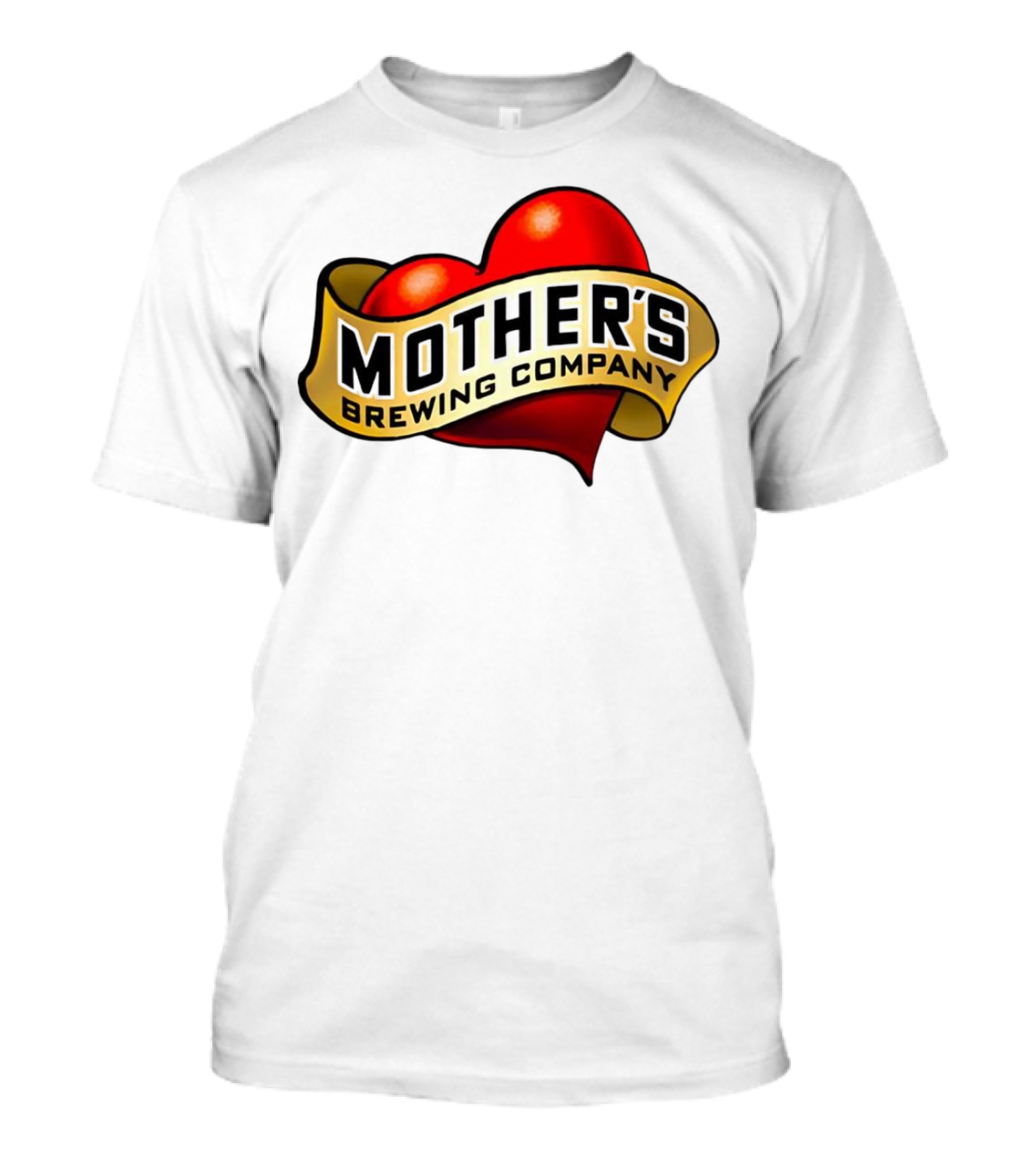 Mother's Brewing Company Heart Red Emblem T-Shirt