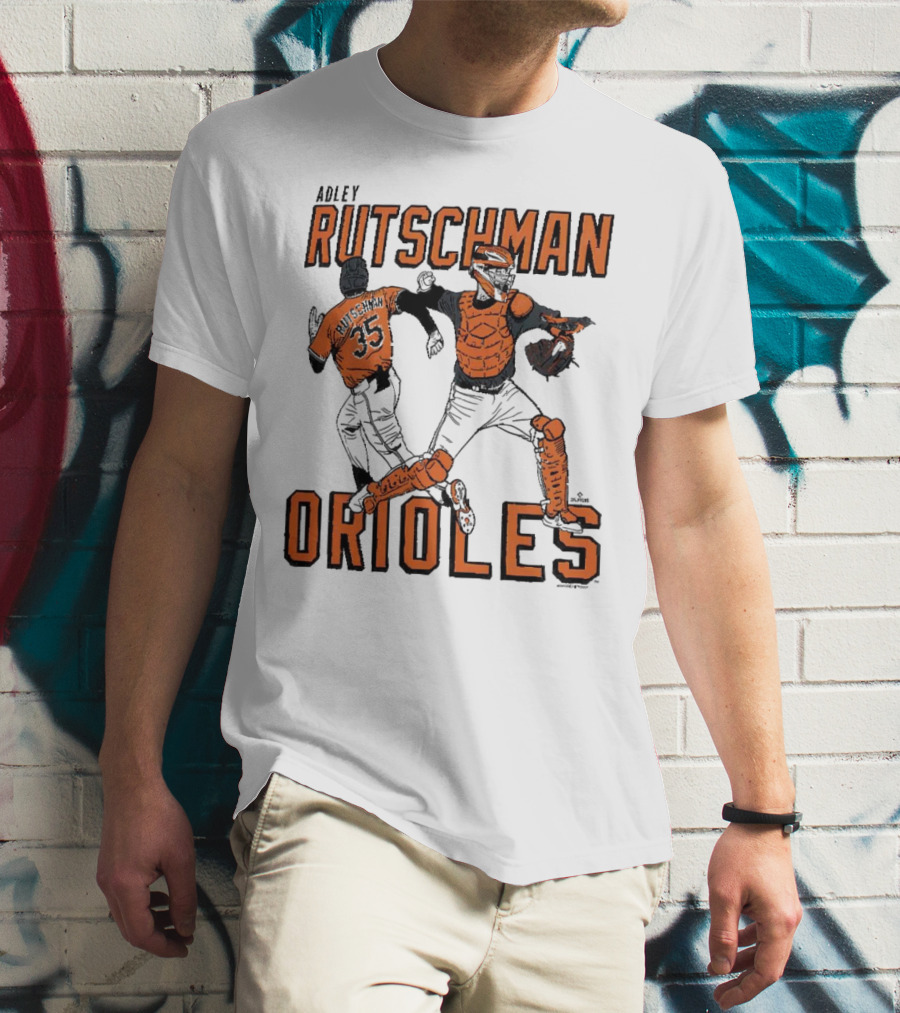 Adley Rutschman Baltimore Orioles #35 MLB Catcher T-Shirt