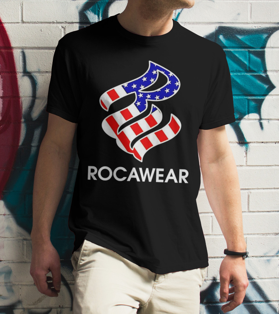 Rocawear American Flag Logo Freedom T-Shirt