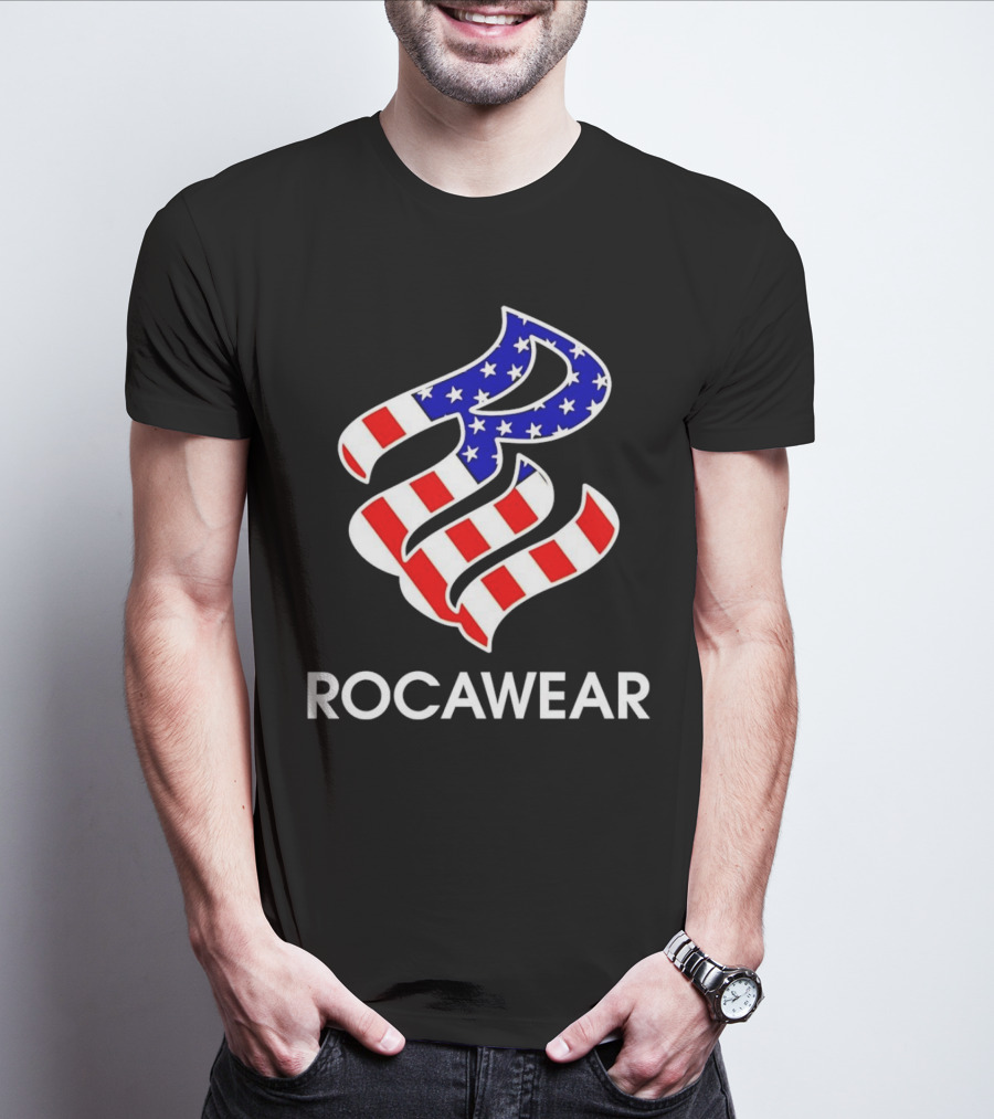 Rocawear American Flag Logo Freedom T-Shirt