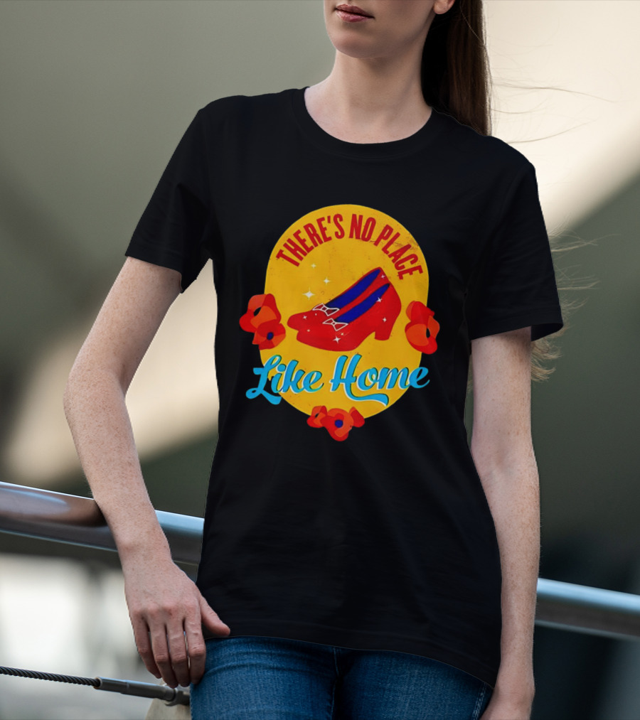 There's No Place Like Home Red Shoes Vintage T-Shirt