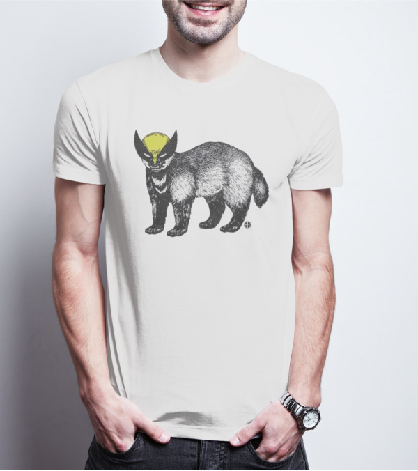This Is Textbook Wolverine With Yellow Mask On Animal T-Shirt