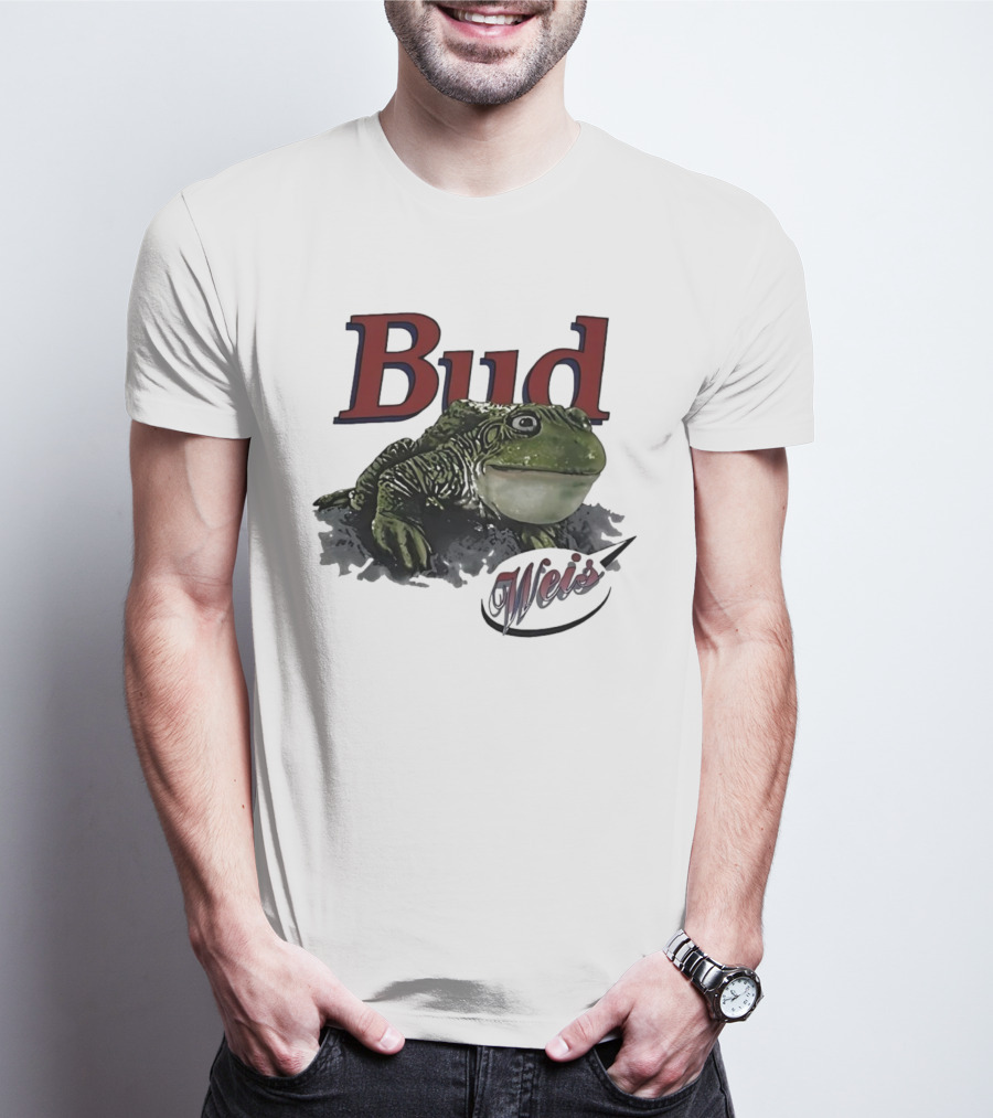 Budweiser Bud Weis Frog T-Shirt