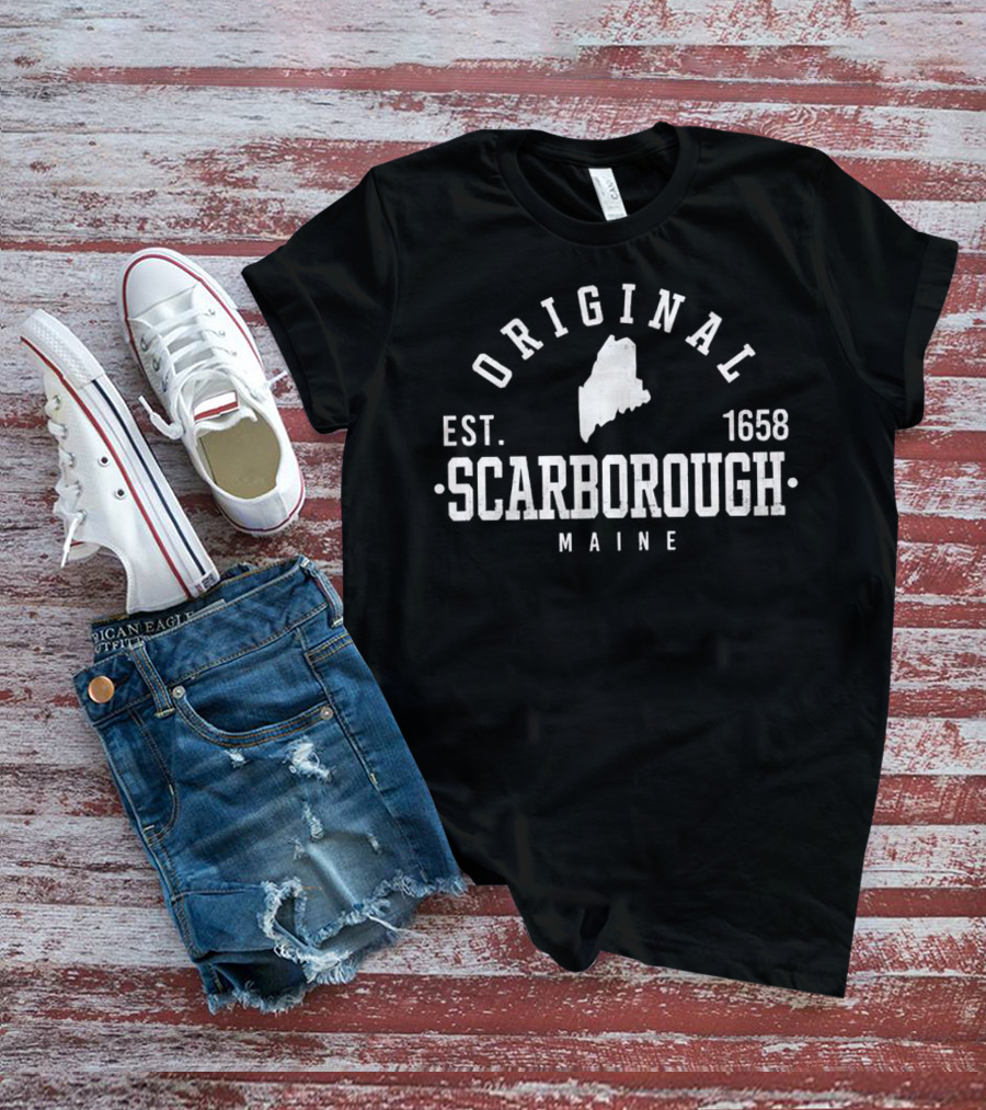 Original Scarborough Maine Est 1658 T-Shirt