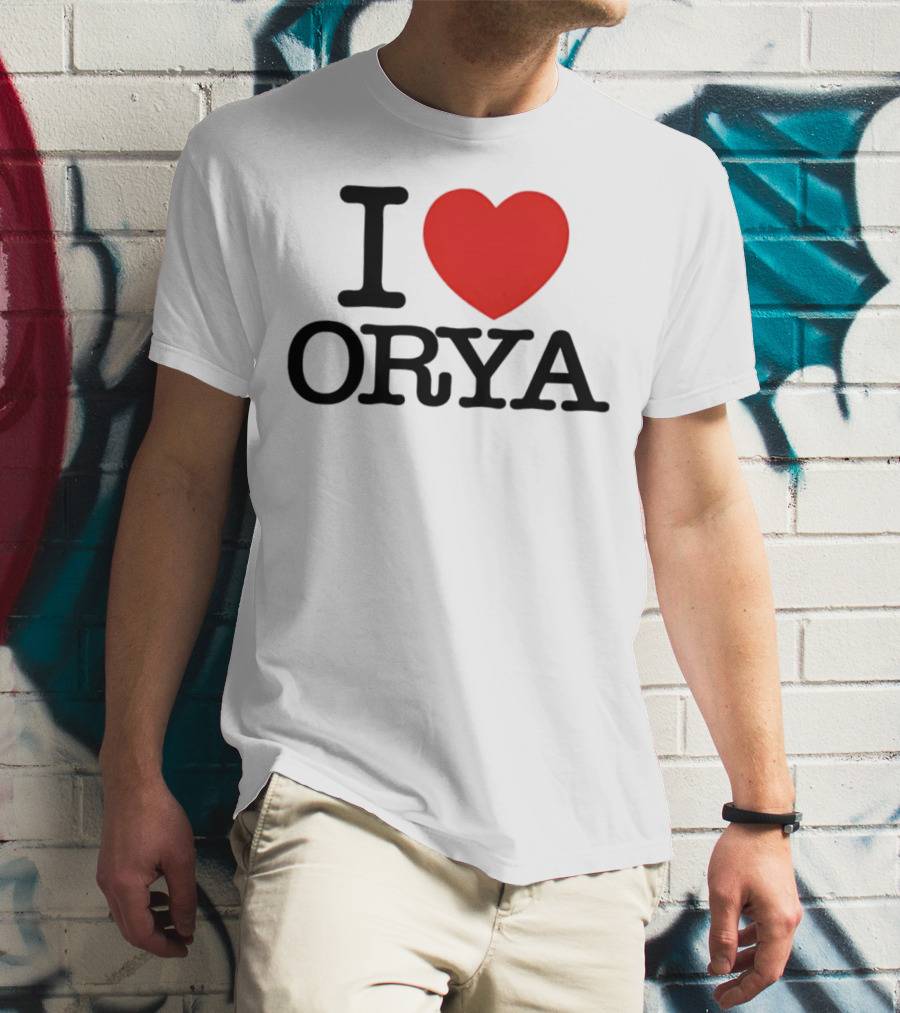 I Love ORYA Heart Icon T-Shirt