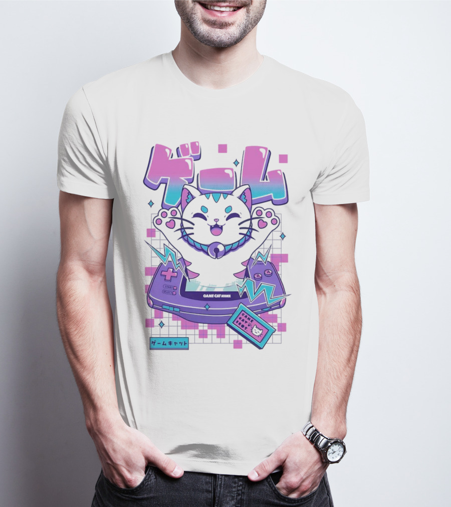 Game Cat Advance Yuri Santos Pereira ゲームキャット T-Shirt