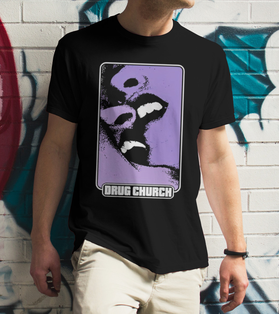 Drug Church Purple Lips Pure Noise T-Shirt