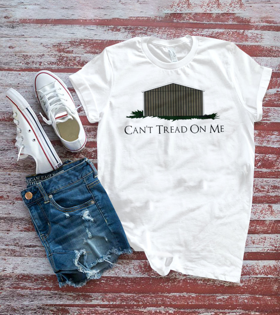 Can't Tread On Me Shed With Grass Elements T-Shirt