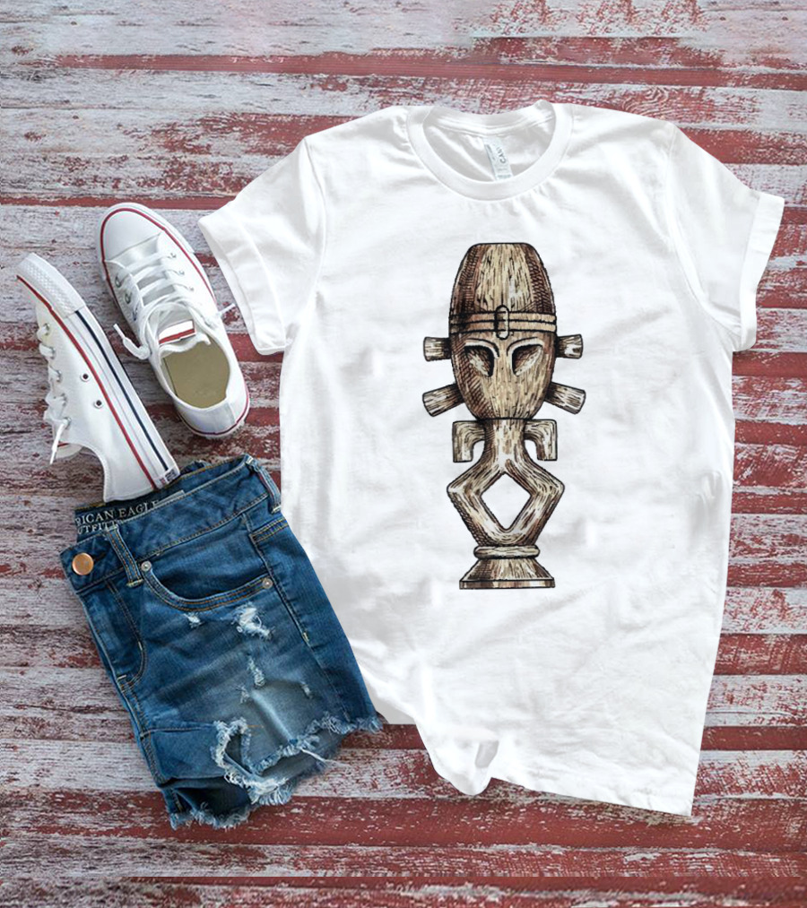 Seeking Jamaharon Ancient Symbol With Tribal Mask T-Shirt