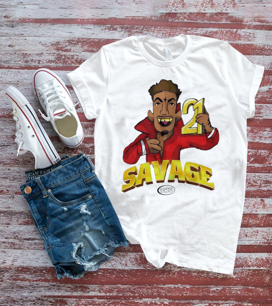 Savage 21 PWC Cartoon Character T-Shirt