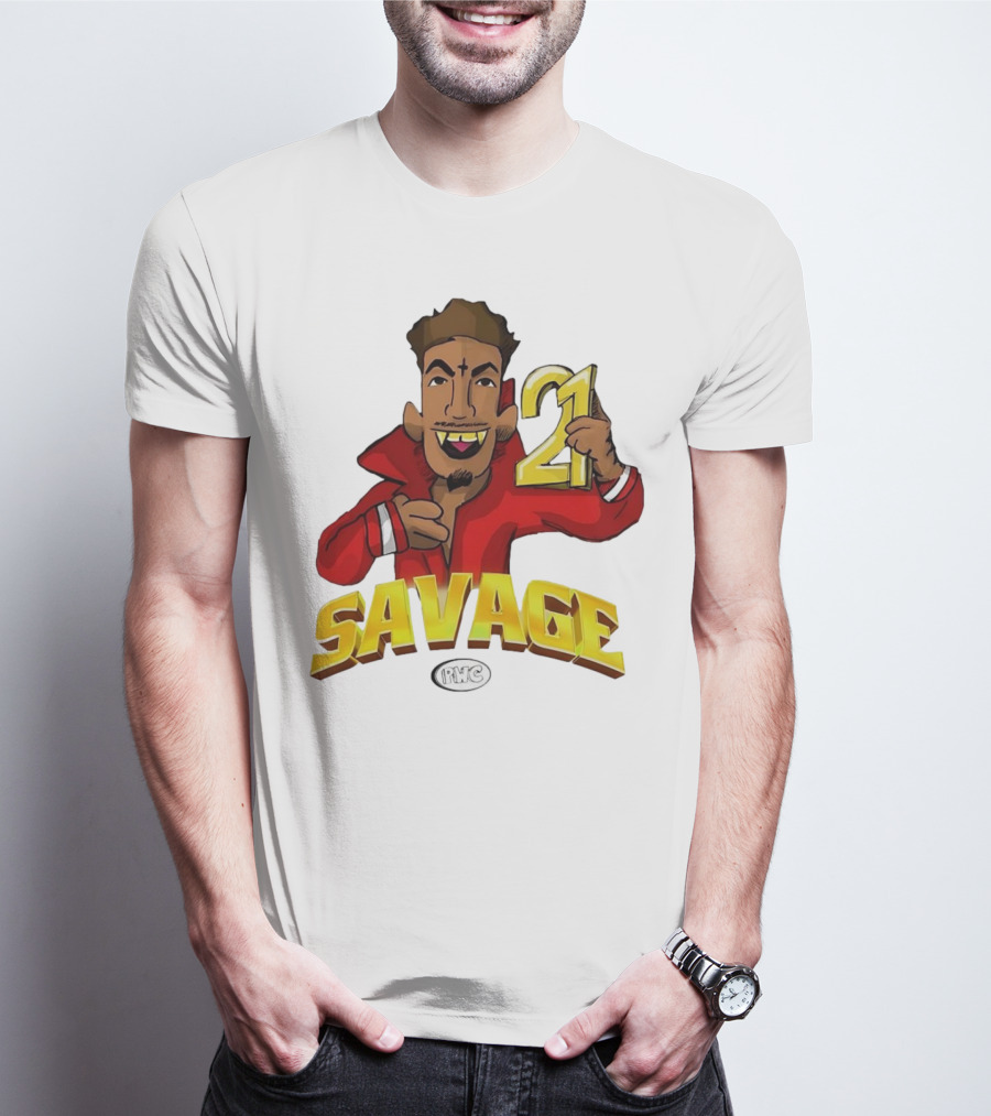 Savage 21 PWC Cartoon Character T-Shirt