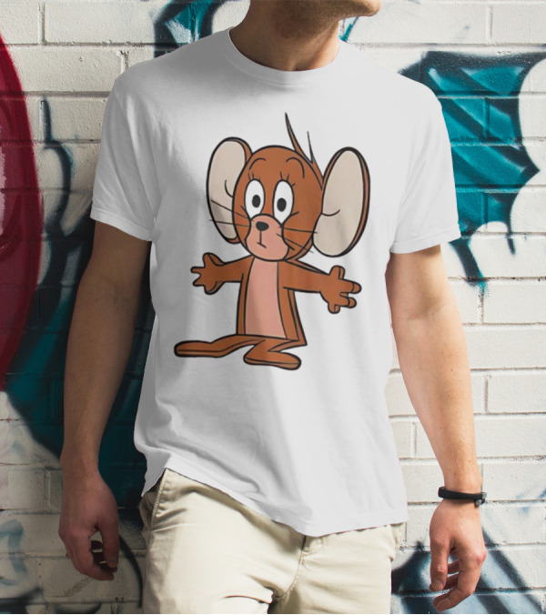 Hanna Barbera Tom And Jerry Jerry Iconic Character T-Shirt