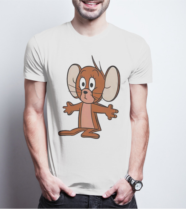 Hanna Barbera Tom And Jerry Jerry Iconic Character T-Shirt