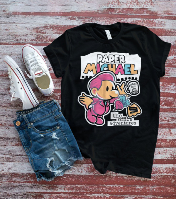 Paper Michael World's Best Boss The Office Adventures T-Shirt