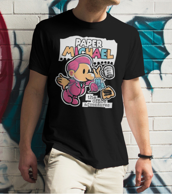 Paper Michael World's Best Boss The Office Adventures T-Shirt