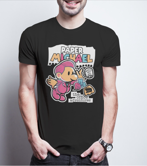 Paper Michael World's Best Boss The Office Adventures T-Shirt