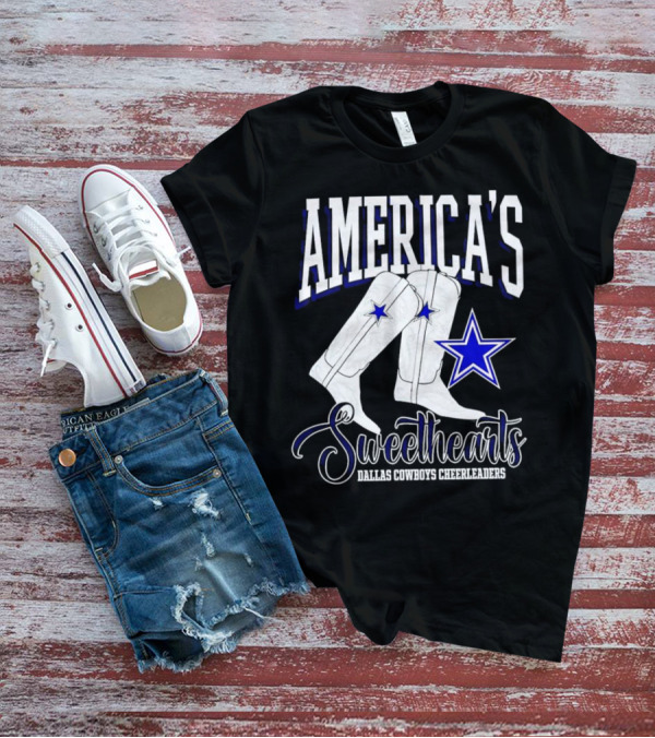 America's Sweethearts Dallas Cowboys Cheerleaders Boots T-Shirt