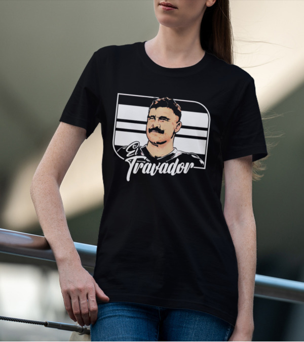 Travis Kelce El Travador NFL Football Player Caricature T-Shirt