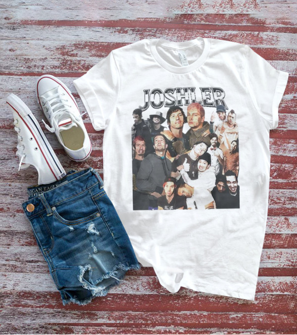Joshler Collage Of Band Members And Group Poses T-Shirt
