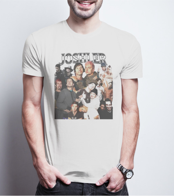 Joshler Collage Of Band Members And Group Poses T-Shirt