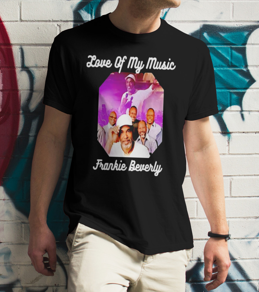Love Of My Music Frankie Beverly Concert Band Image T-Shirt