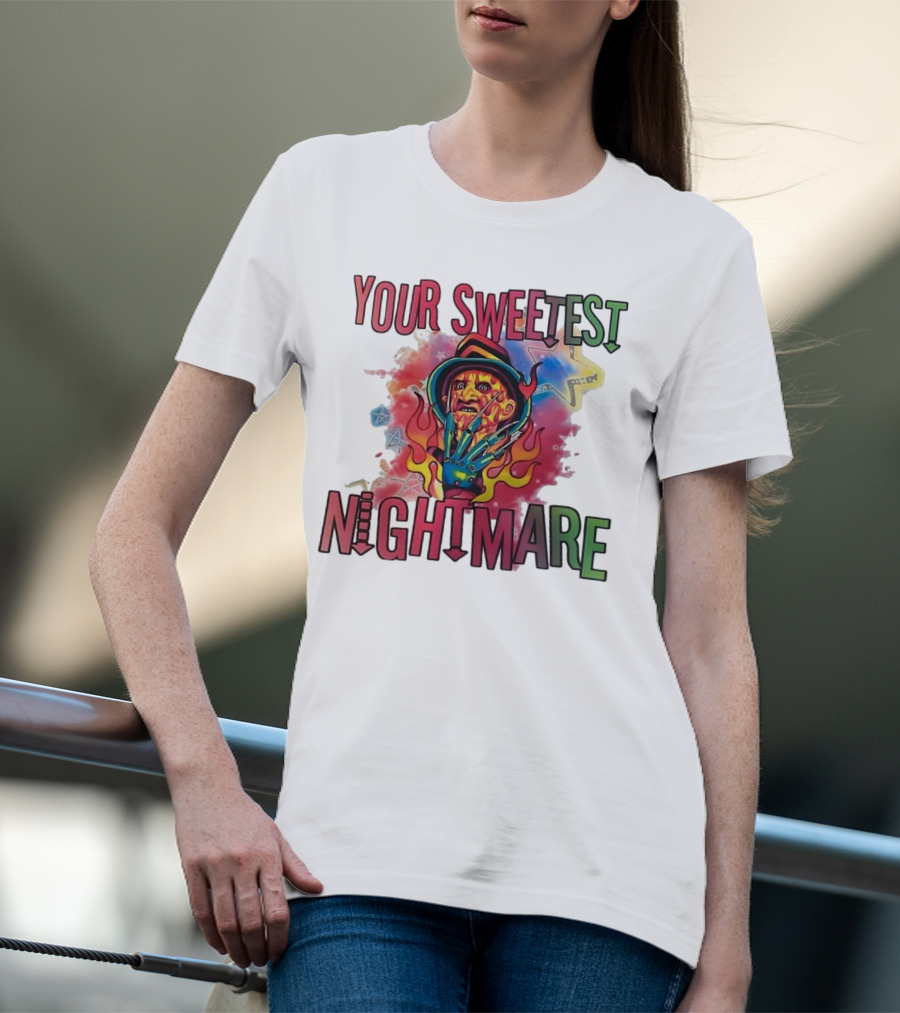 Your Sweetest Nightmare Freddy Krueger Halloween T-Shirt