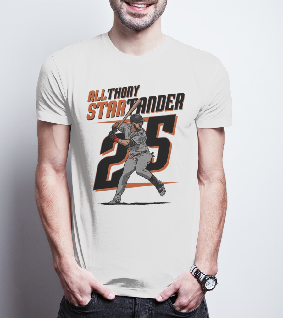 Anthony Santander All-Star Baseball Player Number 25 Baltimore T-Shirt