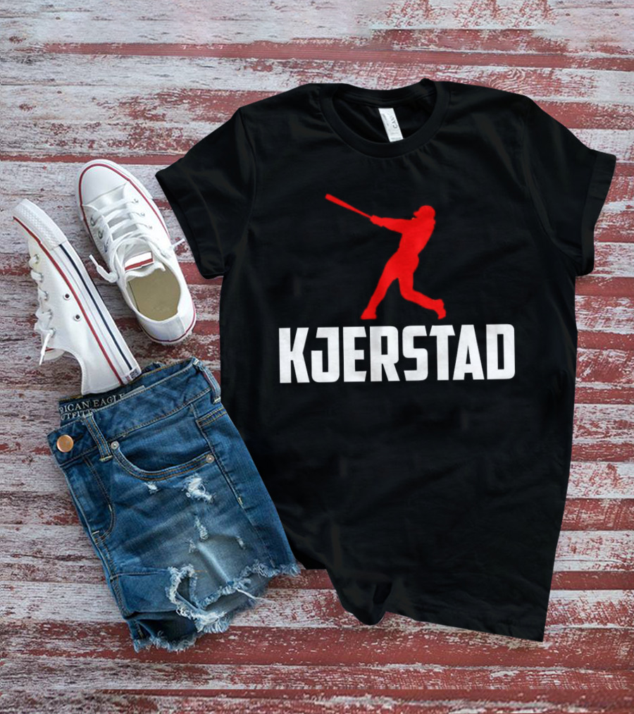 Kjerstad Baseball Player Silhouette Baltimore Orioles T-Shirt