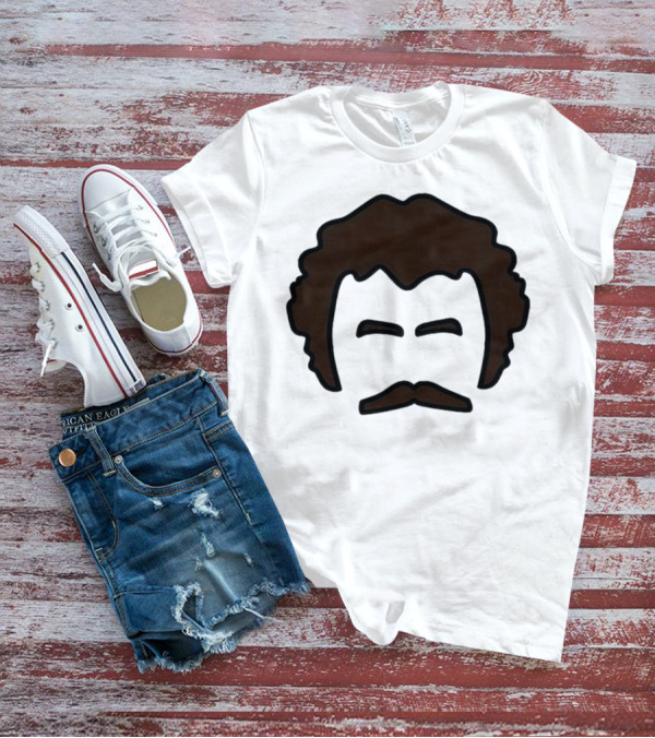 John Oates Mustache Hair T-Shirt