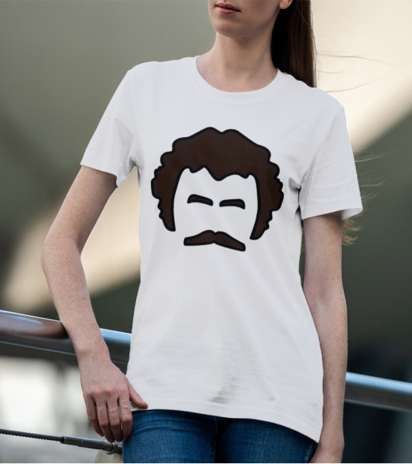 John Oates Mustache Hair T-Shirt