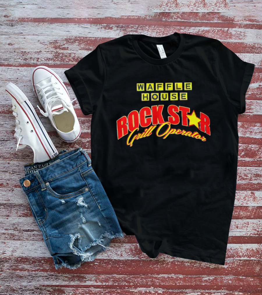 Waffle House Rock Star Grill Operator T-Shirt