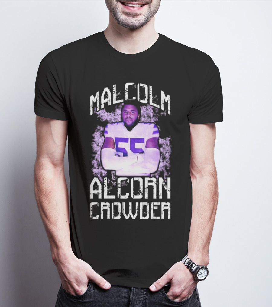 Malcolm Alcorn Crowder Kansas State Wildcats 55 T-Shirt