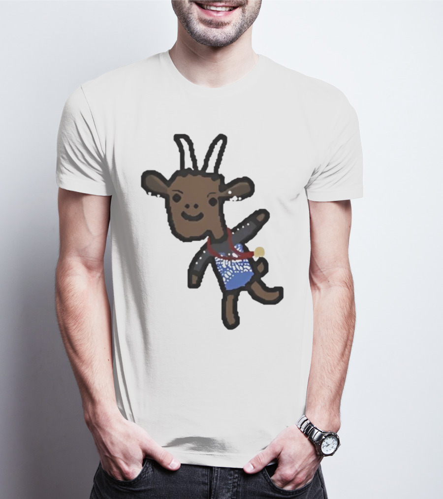 Goat Wearing Medal Inspired By Gymnastics Champion T-Shirt