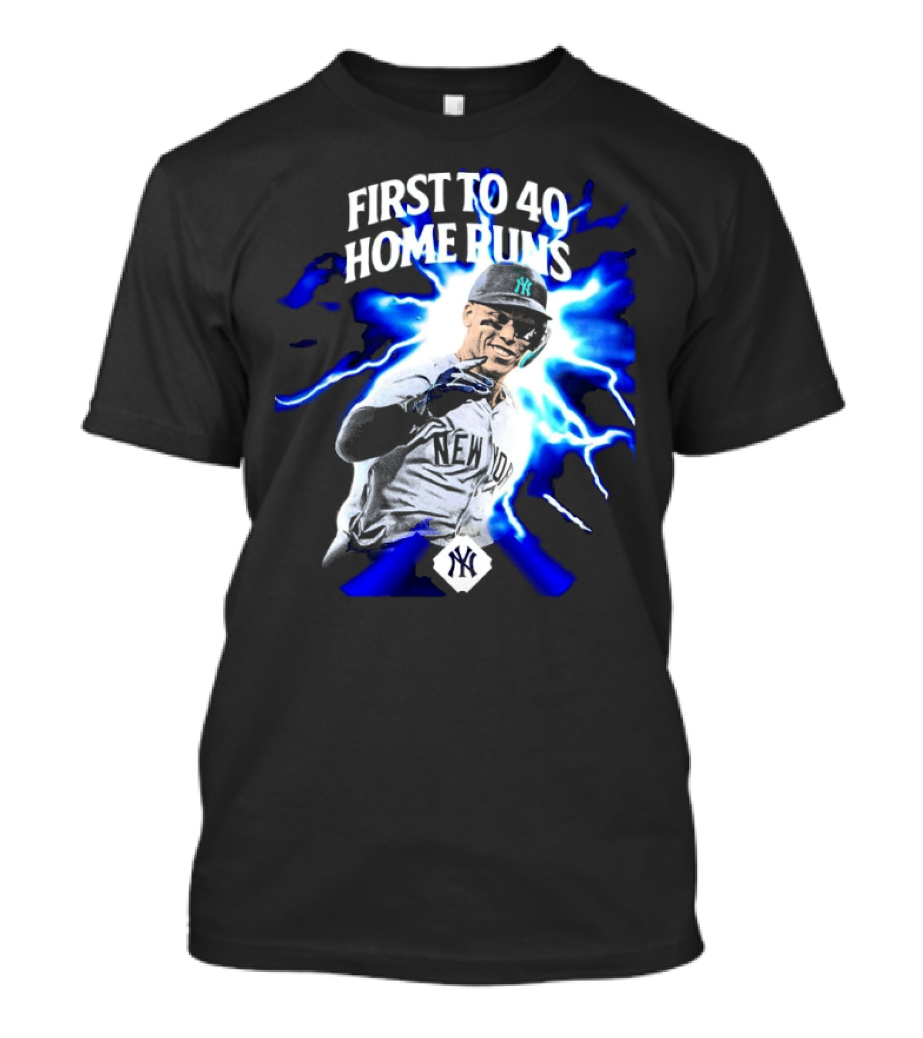 First To 40 Home Runs Aaron Judge New York Yankees T-Shirt