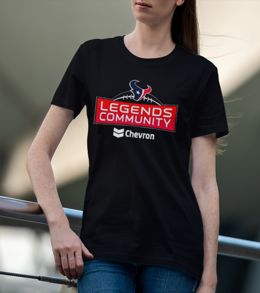 Andre Johnson Houston Texans Legends Community Chevron T-Shirt