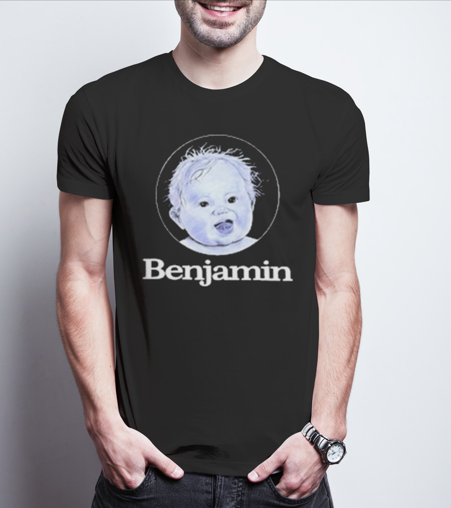 Garrett Watts Baby Benjamin Funny Sketch Drawing T-Shirt