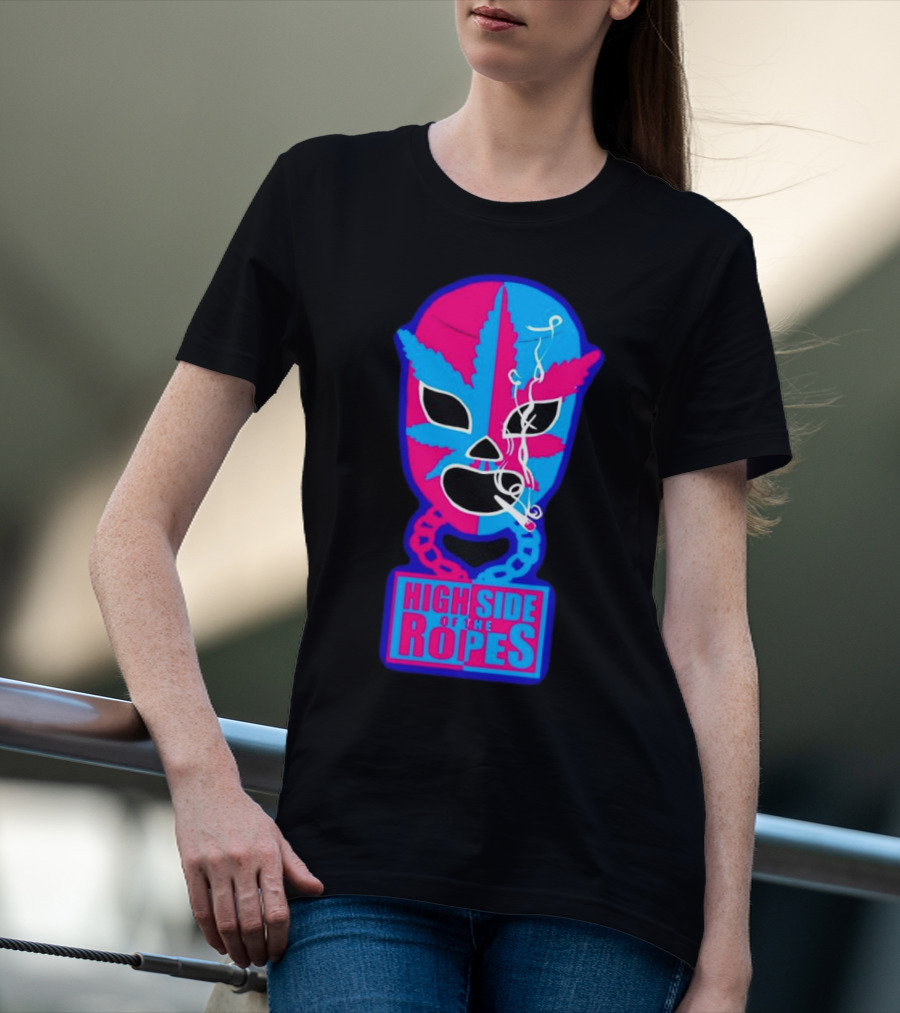 High Side Of The Ropes Karnival Of Kush Mask Smoke Chain T-Shirt