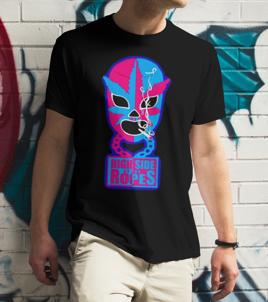 High Side Of The Ropes Karnival Of Kush Mask Smoke Chain T-Shirt