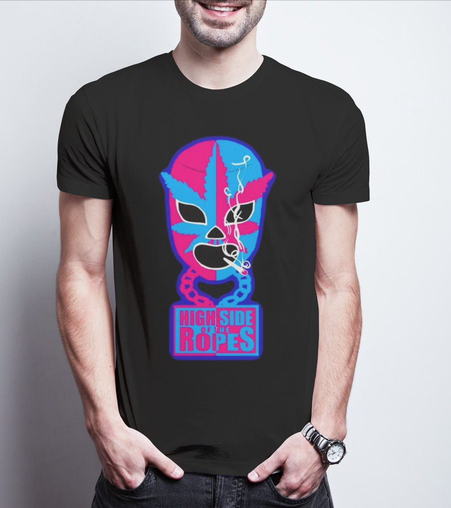 High Side Of The Ropes Karnival Of Kush Mask Smoke Chain T-Shirt