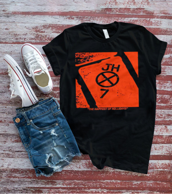 Jackson Holliday JH7 The Happiest Of Hollidays Baltimore Orioles EUTAW St T-Shirt